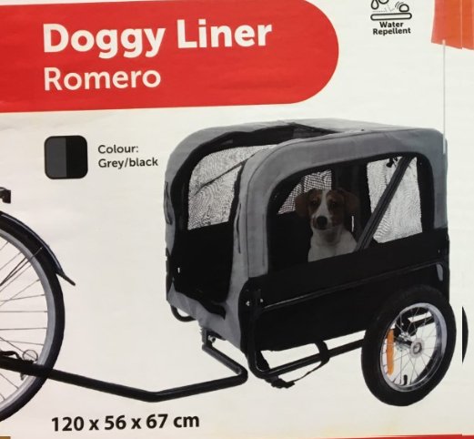 Doggyliner Romero Fietskar (kleine hond)-6975